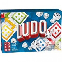 Jogo de Tabuleiro Ludo, Coluna, 2201, Multicor