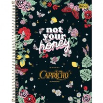 CADERNO ESPIRAL CAPA DURA UNIVERSITÁRIO 1 MATÉRIAS CAPRICHO 80 Folhas