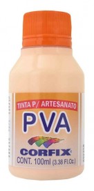 Tinta Pva Para Artesanato Corfix 473 Salmão Bebê 100ml