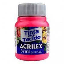 TINTA ACRILEX PARA TECIDO FOSCA 544 PINK 37 ML