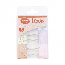 Binder Clips Love Flowers 32 Mm