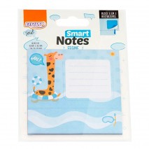 Bloco De Recado Autoadesivo Smart Notes Girafa 3 Em 1 30fl Brw