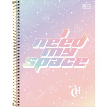 CADERNO ESPIRAL CAPA DURA UNIVERSITÁRIO 10 MATÉRIAS CAPRICHO 160 FOLHAS