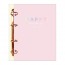 Planner 2021 Argolado Capa Dura Happy Rosa Tilibra