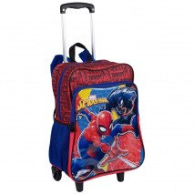 Kit Mochila Grande lancheira Estojo Spiderman Plus Sestini