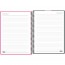 CADERNO ESPIRAL CAPA PLÁSTICA UNIVERSITÁRIO 10 MATÉRIAS NEON PINK 160 FOLHAS