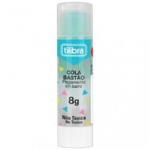 COLA EM BASTÃO 8G TRANSPARENTE COR - AZUL