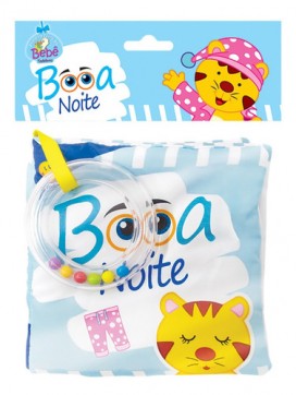 Livro De Pano Com Chocalho Um Toque De Carinho!,