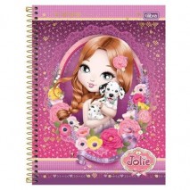 Caderno Espiral Universitário 16 Matérias Jolie 320 Folhas