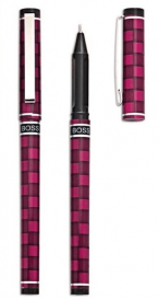 Caneta Esferográfica Boss Rosa 0.7mm Fina Azul - Molin - Unitário - 1240