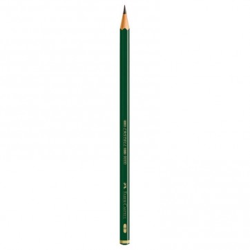 Lápis Preto Ecolápis Grafite Castell 9000 Sextavado B 9000B - Faber-Castell