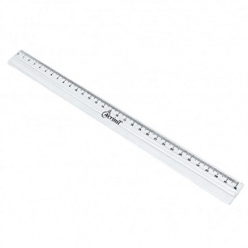 Regua Escolar 30cm Cristal Acrinil