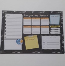 Bloco planner sortido 28x21cm Wincy - preto