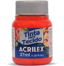 TINTA ACRILEX PARA TECIDO FOSCA 544 VERMELHO FOGO  37 ML