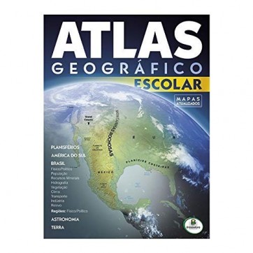 Livro - Atlas Geográfico Escolar - 32 páginas