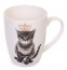 CANECA /XÍCARA CERÂMICA 340 ML GATO COM COROA