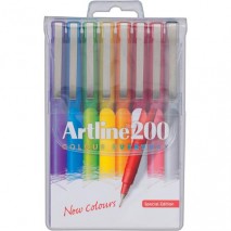 Caneta Hidrográfica Artline EK-200 0.4mm 8 Cores