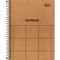 Caderno Capa Dura colegial KRAFTWORK  80 folhas 1 matéria