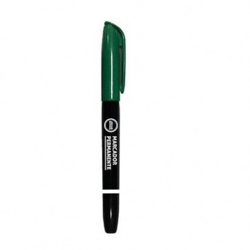 Pincel Marcador Permanente Verde Slim Jocar Office - Leonora