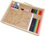 Brinquedo Educativo Maleta Unicórnio Artista 47 pcs Pintura