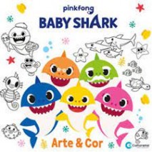 Livro Arte E Cor Baby Shark