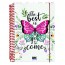 CAD COLEGIAL 10X1 160FL CD TRENDY BORBOLETA