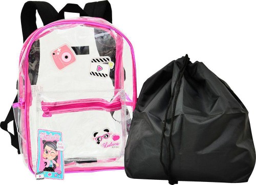 Mochila transparente oficial luluca lu3194 - Clio