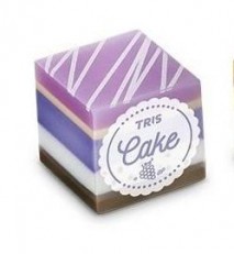 Borracha Tris Cake Sabores e Cheirinho - Lilás