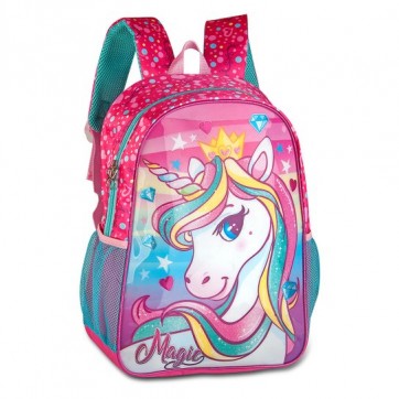 Mochila Unicórnio Infantil Média Clio