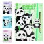 CADERNETA / BLOCO DE ANOTACAO ESPIRAL INTER PAPER PANDA FAMILY COM CANETA 60 FOLHAS 19,2X14,5CM