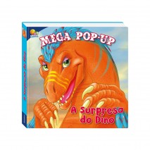 Livro Mega Pop-up Dinossauros + Brinde - Mega Promoção