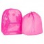 Mochila De Costas Clio Style Cor Rosa Neon Transparente Sortidos CG2291