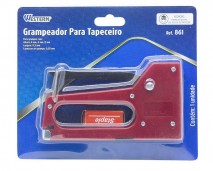 Grampeador Manual Tapeçaria Molduras P/ Grampos De 4,6,8 Mm