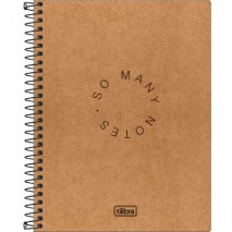 Caderno Capa dura colegial KRAFTWORK 1 matéria 80 folhas