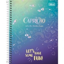 Caderno (capa dura) Capricho Colegial 160 folhas tilibra