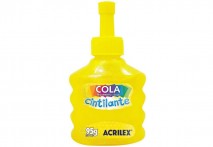Cola Cintilante 95g Amarelo Acrilex